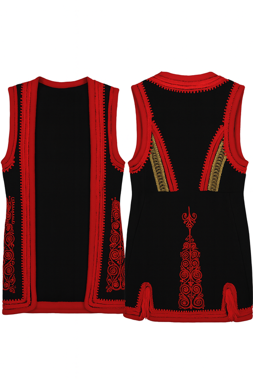 Macedonia Embroidery Woman Vest (Segouni) - Vest Only