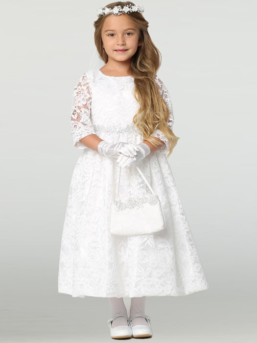 First Communion Dress - The Willa Collection (Sizes 5, 6, 7, 8, 10, 12)