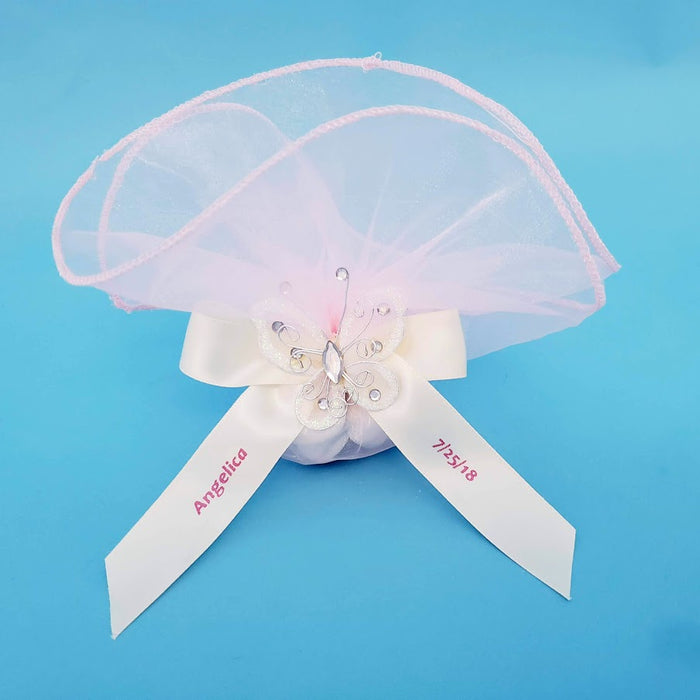 Grand Organza Bomboniere with Butterfly.