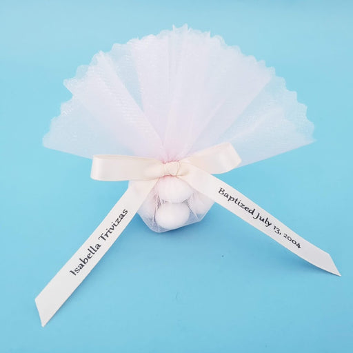 Organza Scalloped Edge Circle