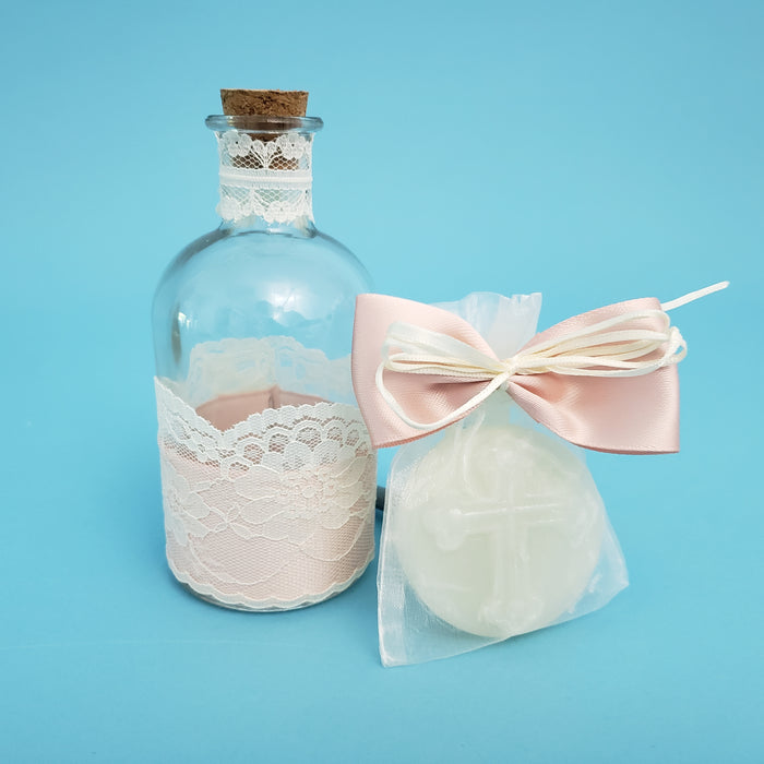 Rhea Rose Oil Bottle & Soap Set