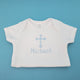 White Bodysuit w Orthodox Cross and/or Personalized Name