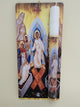 12" Easter Lambatha Candle - Resurrection Icon