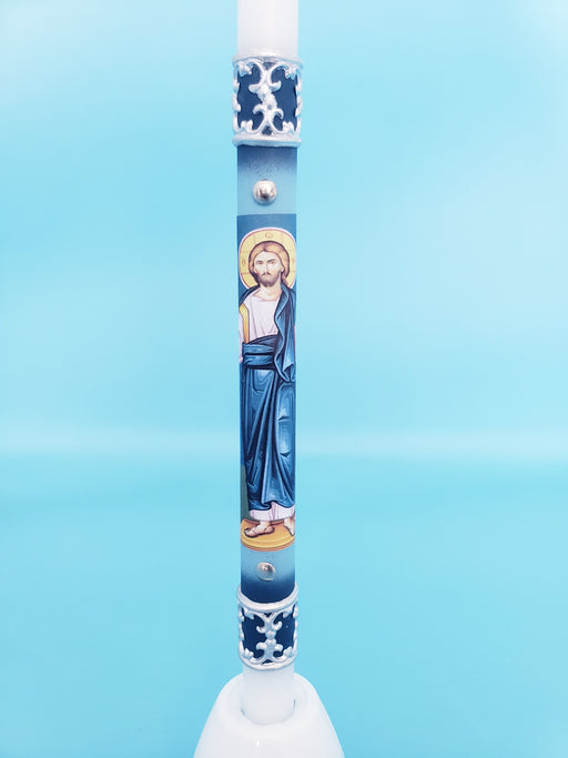 14" Easter Lambatha Candle - Jesus Christ