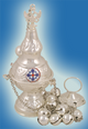 Orthodox Church Censer - Enamel - Silver Plated