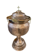 Copper Traditional Orthodox Baptismal Font with Lid - Size 4