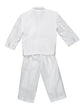 Boys Formal 5 Piece Suit with Shirt and Vest – White (Sizes 3 months -20 )