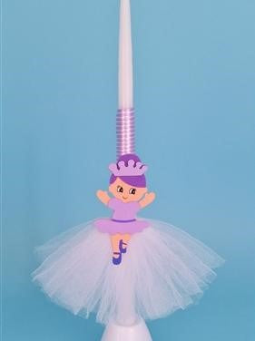 15" Easter Ballerina Candle