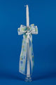 15" Silver BookMark Cross Candle