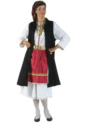 Epirus Black Vest Woman Costume
