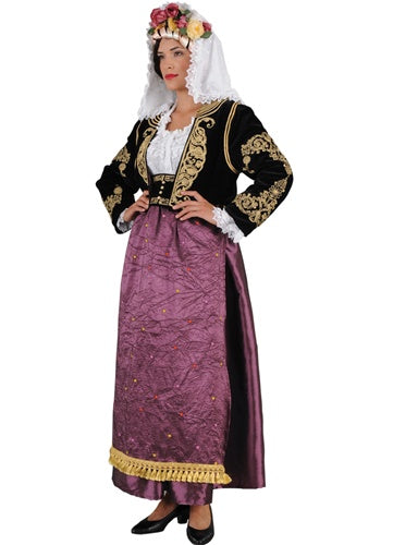 Corfu Kerkira Embroidery Woman Costume
