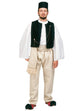 Epirus Man Black Vest Costume