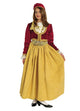 Amalia Velvet Vest and Brocade Skirt Girl Costume (Sizes 2, 4, 6)