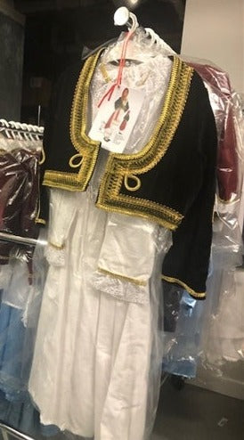 Crete Girl Velvet Vest Costume
