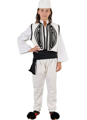 Epirus Boy White Costume