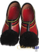 Tsarouchi Red Shoe - Sizes 25, 26, 27, 28, 29 (Little Kid Sizes  9-11.5)