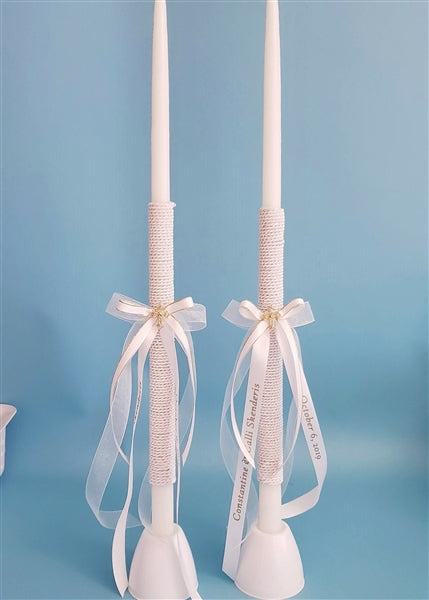 Macedonian Tapered Candles - Set of 2