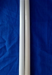 Plain White Candle 18" -Tapered