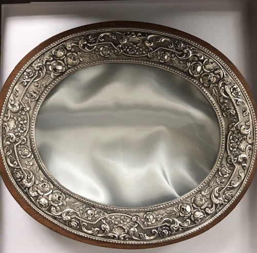 Sterling Silver Oval Case