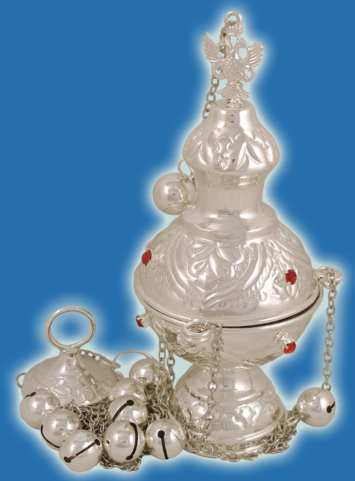 Orthodox Ecclesiastical Censer - Silver Plated