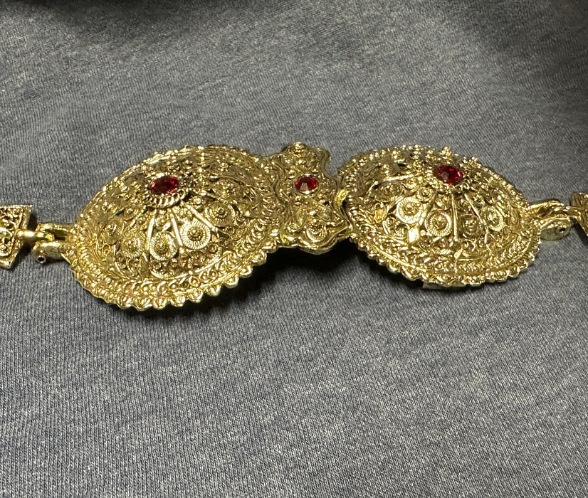Traditional Dance Buckle - Gold