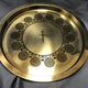 Flower Mandala Brass Wedding Tray
