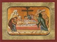 The Lamentation Greek Orthodox Icon