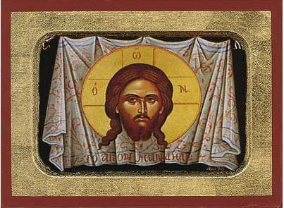 The Holy Napkin Greek Orthodox Icon