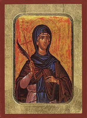 Saint Matrona Greek Orthodox Icon