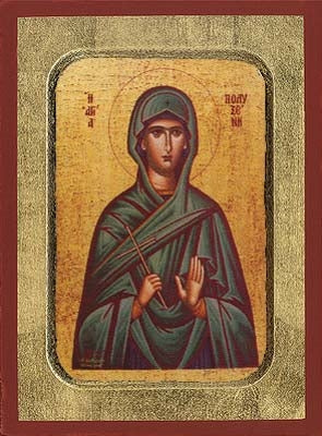 Saint Polyxene Greek Orthodox Icon