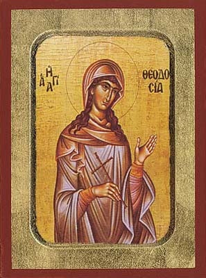 Saint Theodosia Greek Orthodox Icon