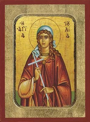 Saint Julia Greek Orthodox Icon