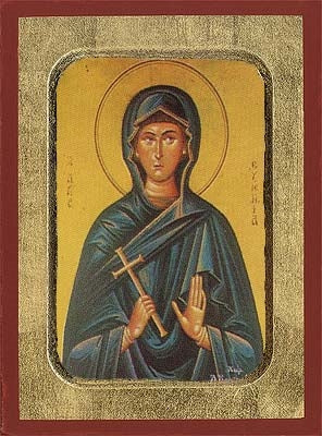 Saint Eugenia Greek Orthodox Icon