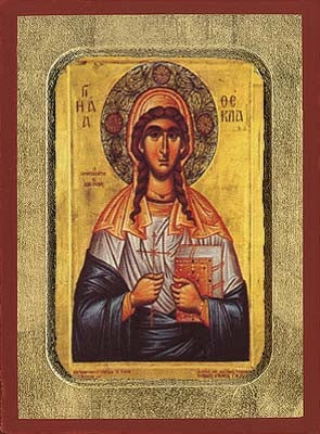 Saint Thekla Greek Orthodox Icon