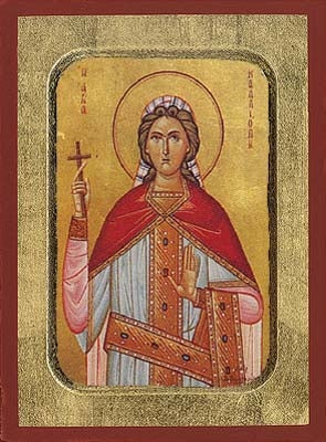 Saint Kalliope Greek Orthodox Icon