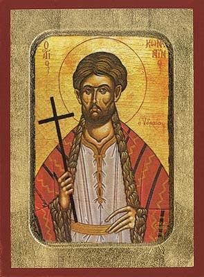 Saint Constantine of Hydra Greek Orthodox Icon