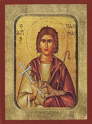 Saint Mamas Greek Orthodox Icon