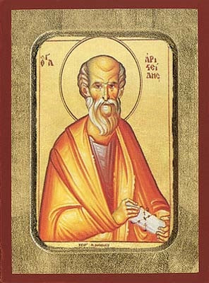 Saint Aristeides Greek Orthodox Icon