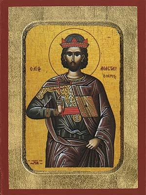 Saint Anastasios of Persia Greek Orthodox Icon