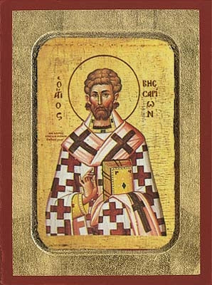 Saint Bessarion Greek Orthodox Icon