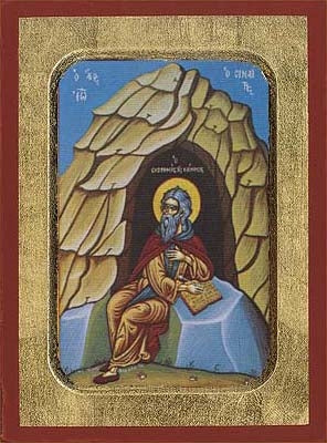 Saint John of Climax Greek Orthodox Icon