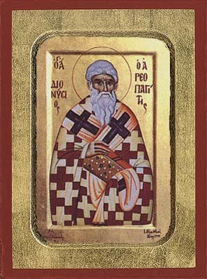 Saint Dionysios the Areopagite Greek Orthodox Icon