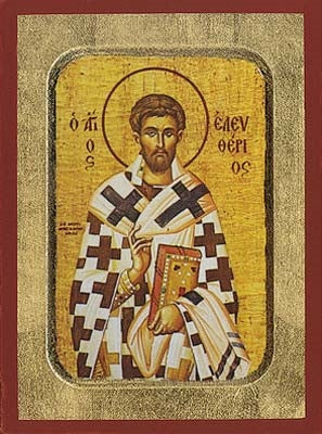 Saint Eleutherios Greek Orthodox Icon