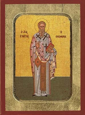 Saint Ignatios of Antioch Greek Orthodox Icon