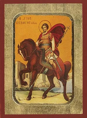 Saint Isidoros of Chios Greek Orthodox Icon