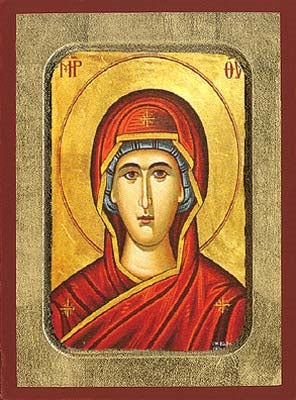 Holy Virgin Mary Greek Orthodox Icon