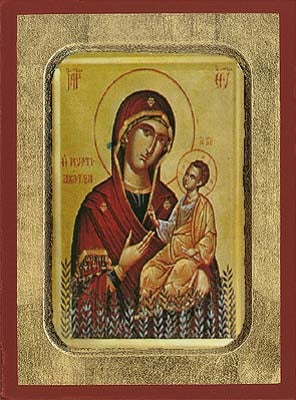 Holy Virgin Mary The Myrtidiotissa Greek Orthodox Icon