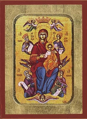 Holy Virgin Mary "Pantanassa" Greek Orthodox Icon