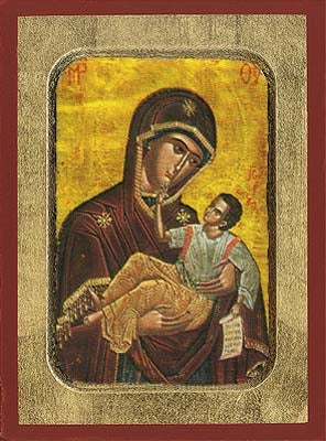 Holy Virgin Mary "Chryse" Greek Orthodox Icon