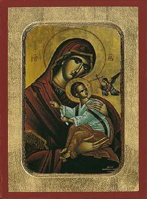 Holy Virgin Mary of Passion Greek Orthodox Icon